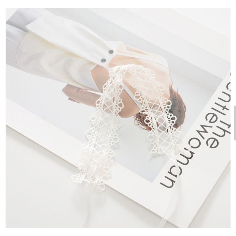 vòng cổ choker nữ thun ren mềm mại dễ thương