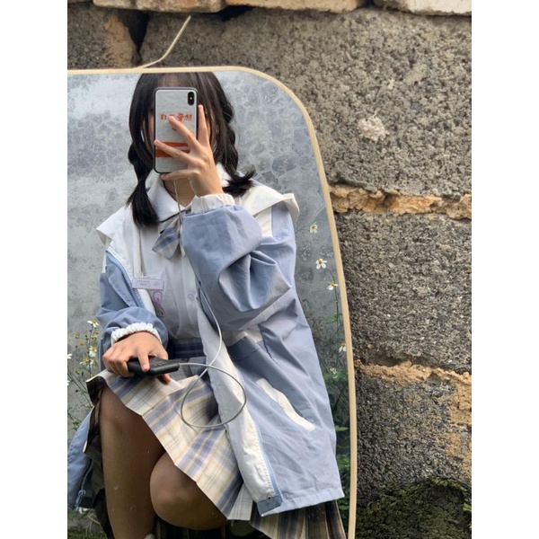 Áo khoác nữ sinh Harajuku JK 100% ảnh thật