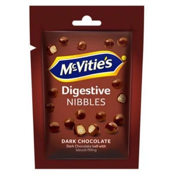 [DATE MỚI NHẤT, CÓ SẴN] Bánh Bi Phủ Socola Đen McVitie's Digestive Nibbles 80G (thương hiệu Anh Quốc,xuất xứ: Thổ Nhĩ Ki