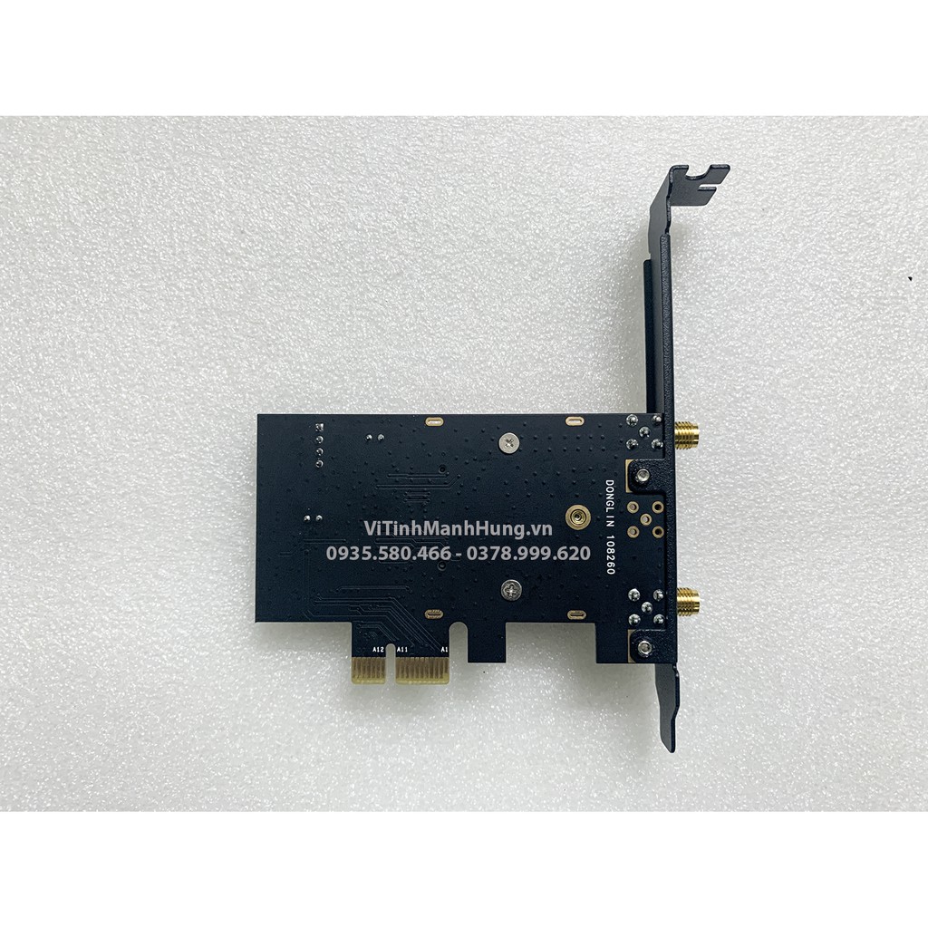 Card thu WiFi Intel AX200, Dual Band, 5G – 2.4Gbs, Bluetooth 5.0, có tản nhiệt.