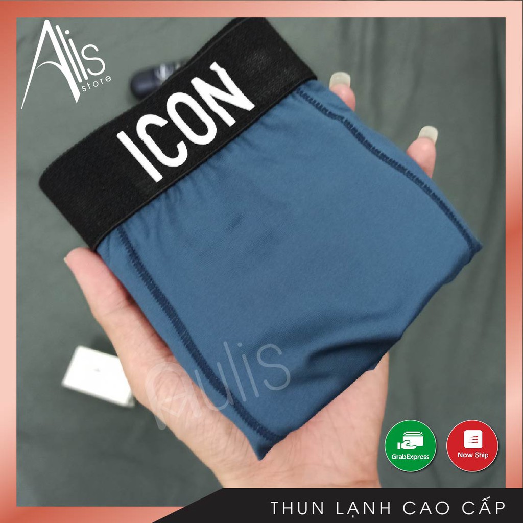 Quần lót nam dạng Boxer ICON DENIM (Thun lạnh xịn / Bản giới hạn / Che tên SP)