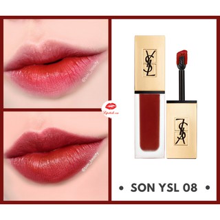 [CHÍNH HÃNG - ORDER SALE] Son Kem Lì Ysl Tatouage Couture 08 (đỏ rượu)