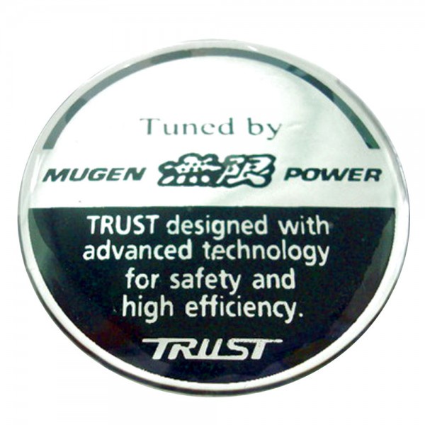 2 Miếng dán MUGEN POWER Nhựa rasin Size 40 Mm.