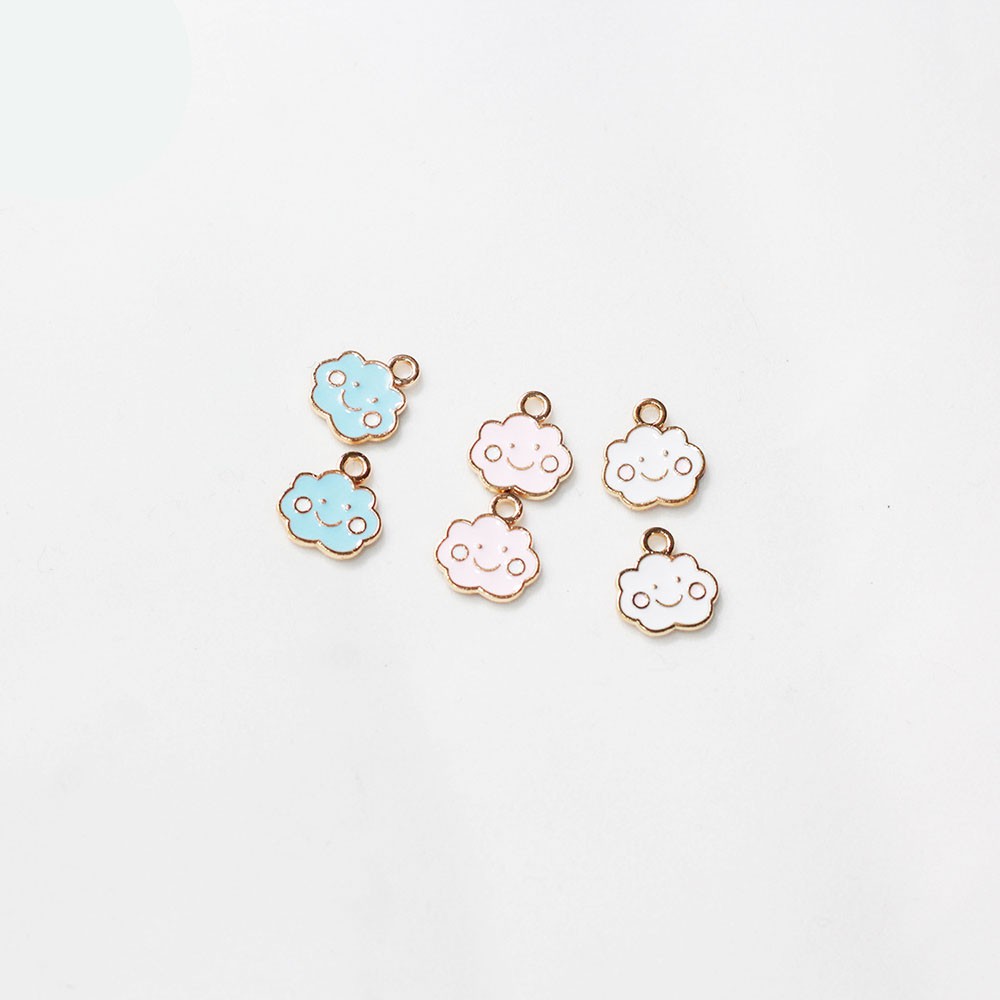 Bộ 10 Mặt Dây Chuyền Hình Đám Mây Đáng Yêu