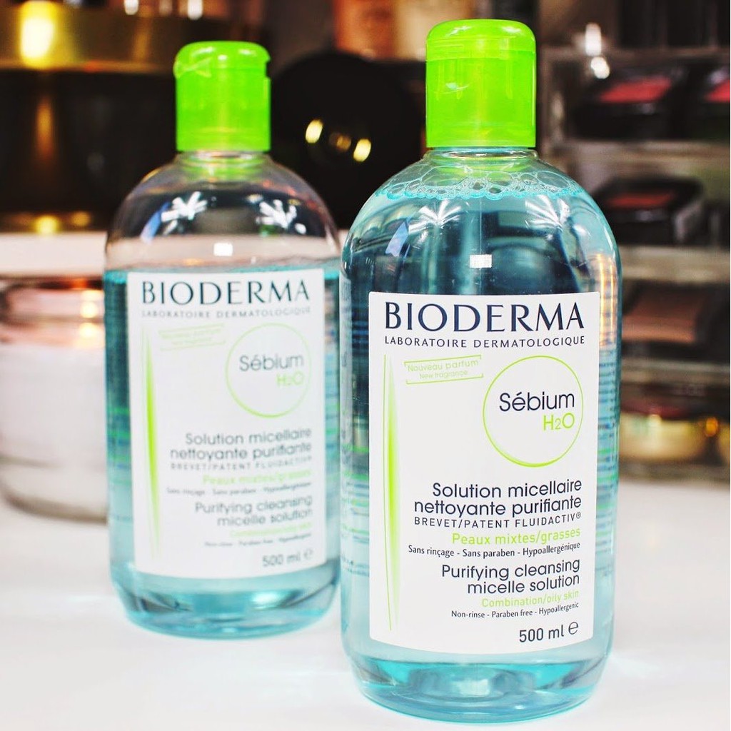 Nước tẩy trang Bioderma cho da nhạy cảm - Bioderma Sensibio + Sebium H2O 500ml