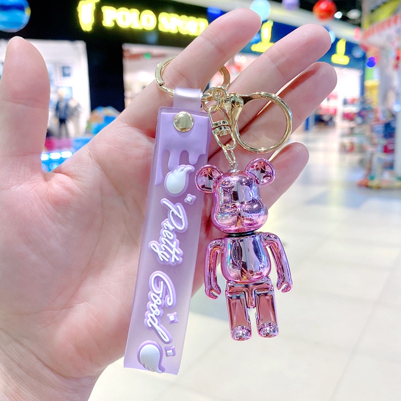 Móc Khóa Hình Gấu Hoạt Hình Đáng Yêu