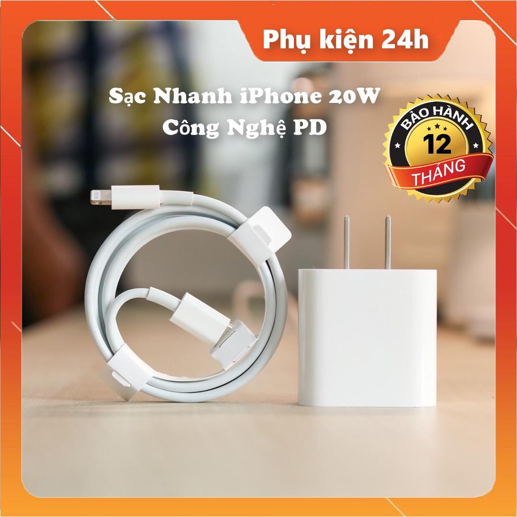 Bộ Sạc Nhanh Iphone 20W Sử Dụng Cho Iphone 11/11 Pro/11 Pro Max/7/7 Plus /8 /8 Plus/ X /Xs/Xs Max