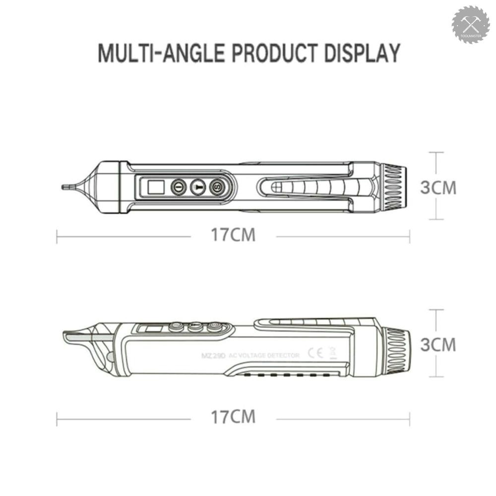 DC Bút Thử Điện Áp Độ Nhạy Cao 12v / 48v-1000v