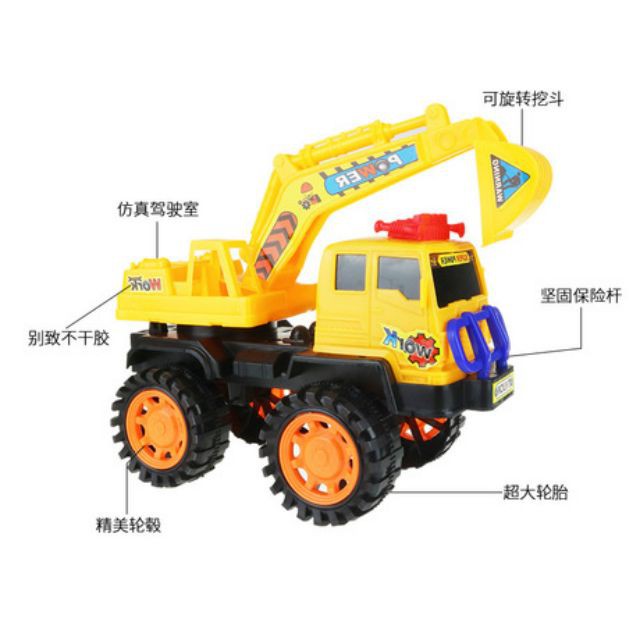 Đồ chơi xe máy xúc xoay 360