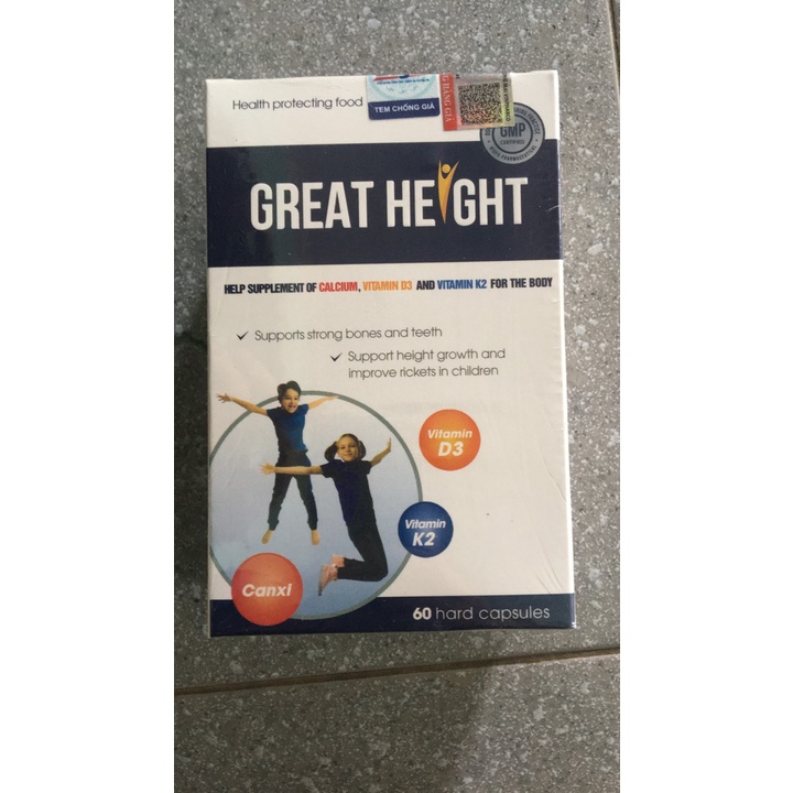 ✅Mẫu 3 Tem GREAT HEIGHT GIÚP TĂNG TRƯỞNG CHIỀU CAO CHO TRẺ