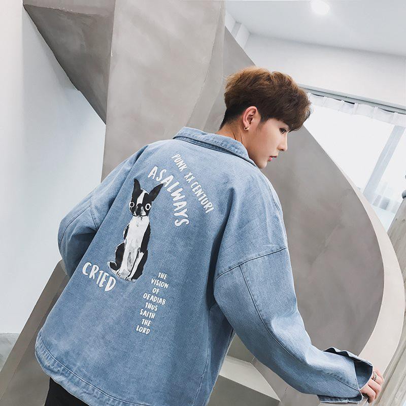 [Mã BMBAU50 giảm 50K đơn 150K] Áo khoác jean nam nữ in hình cá tính unisex SL294 STARLORD