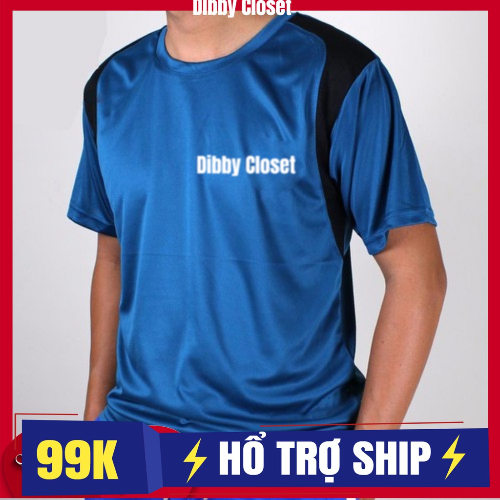 Áo thun nam thể thao vải thun thoáng khí phối vai free size dưới 70kg [ GIAO NGẪU NHIÊN MÀU ] SIÊU SALE !! SIÊU SALE !! | BigBuy360 - bigbuy360.vn