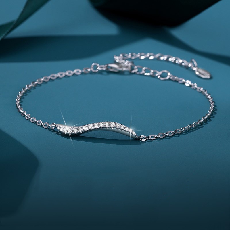 Vòng Tay Dây Bện Mặt Sóng Đơn Giản Thời Trang Cho Cặp Đôi