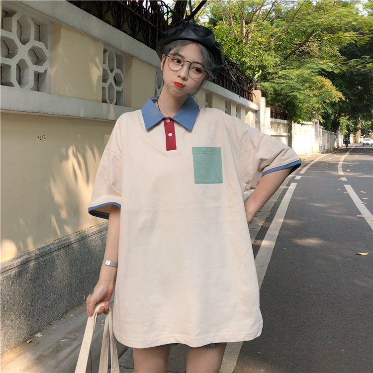 Áo Thun Polo Ngắn Tay Phong Cách Hàn Quốc