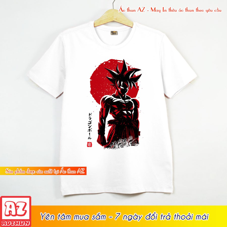 Áo thun Dragon Ball in hình Songoku - Form rộng BIGSIZE F2093