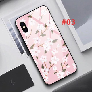 Ốp lưng kính Samsung Galaxy Note 8 Note 9 Note 10 Note 10 Plus in hình HOA