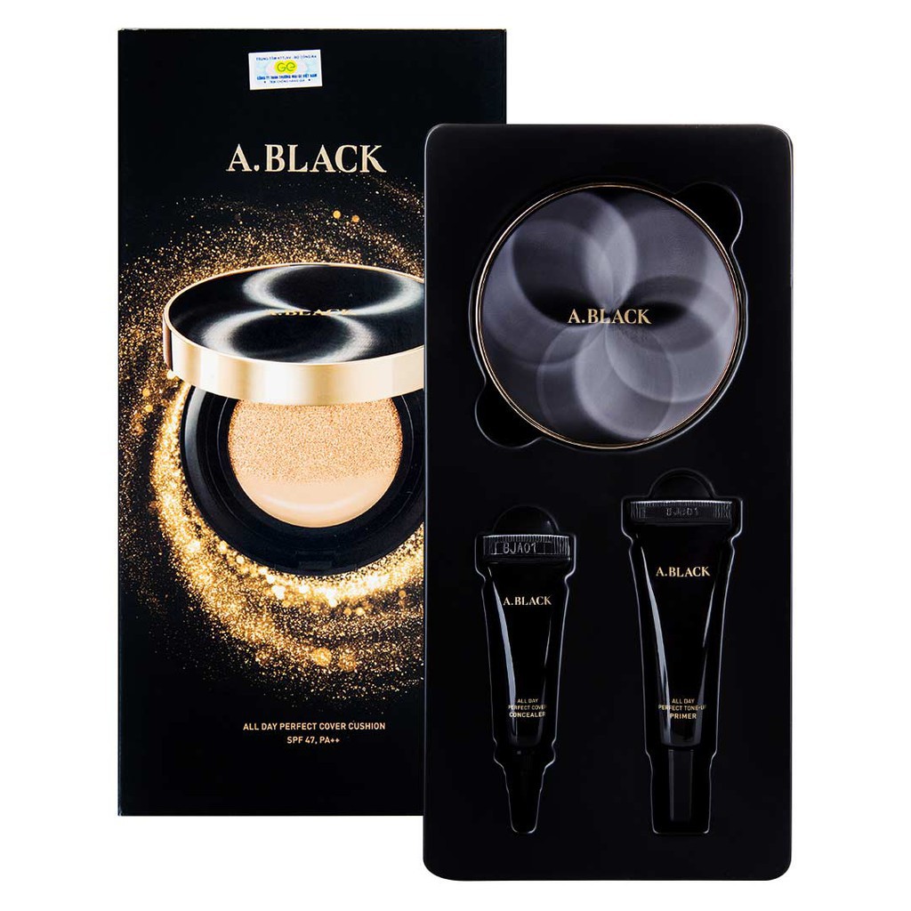 Set Phấn Nước A.BLACK All Day Perfect Cover Cushion 15g