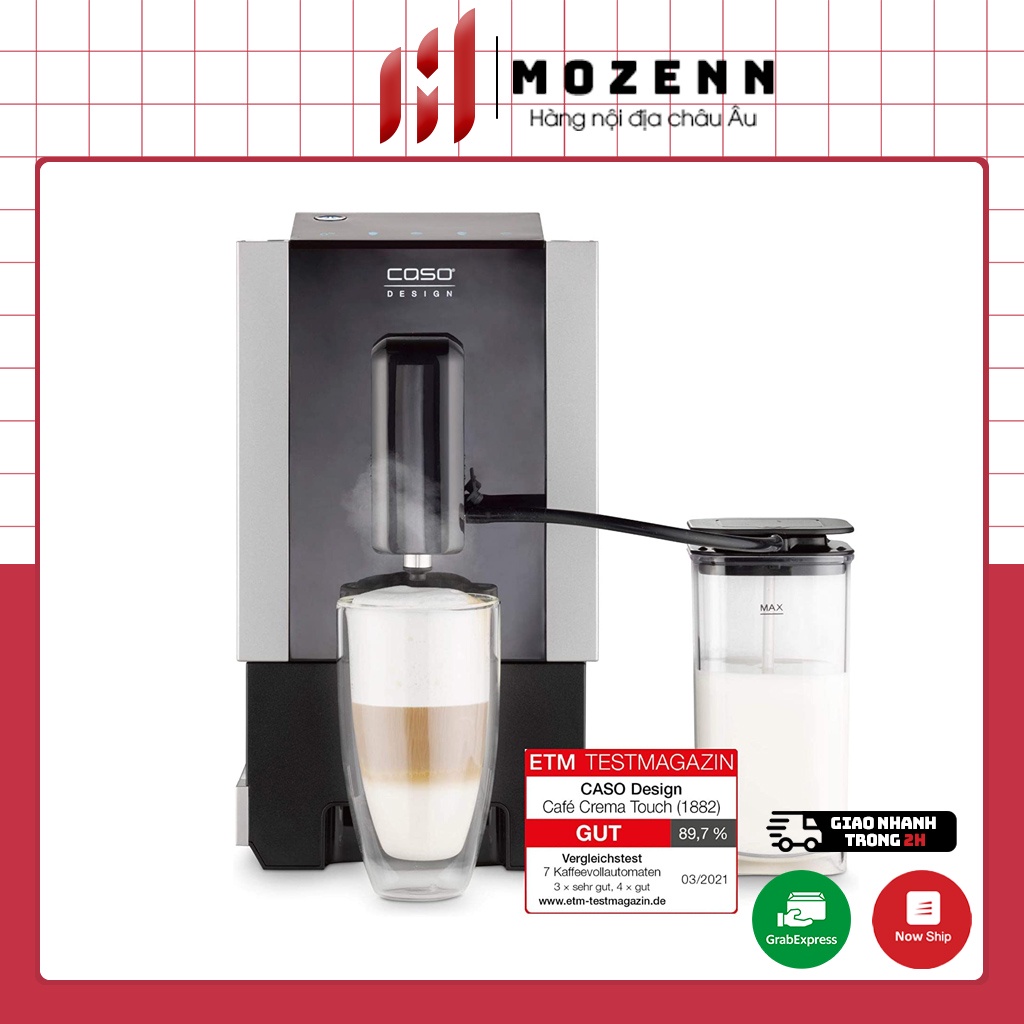 Máy pha cà phê tự động hoàn toàn CASO 1882 Café Crema Touch, nhập Đức chính hãng