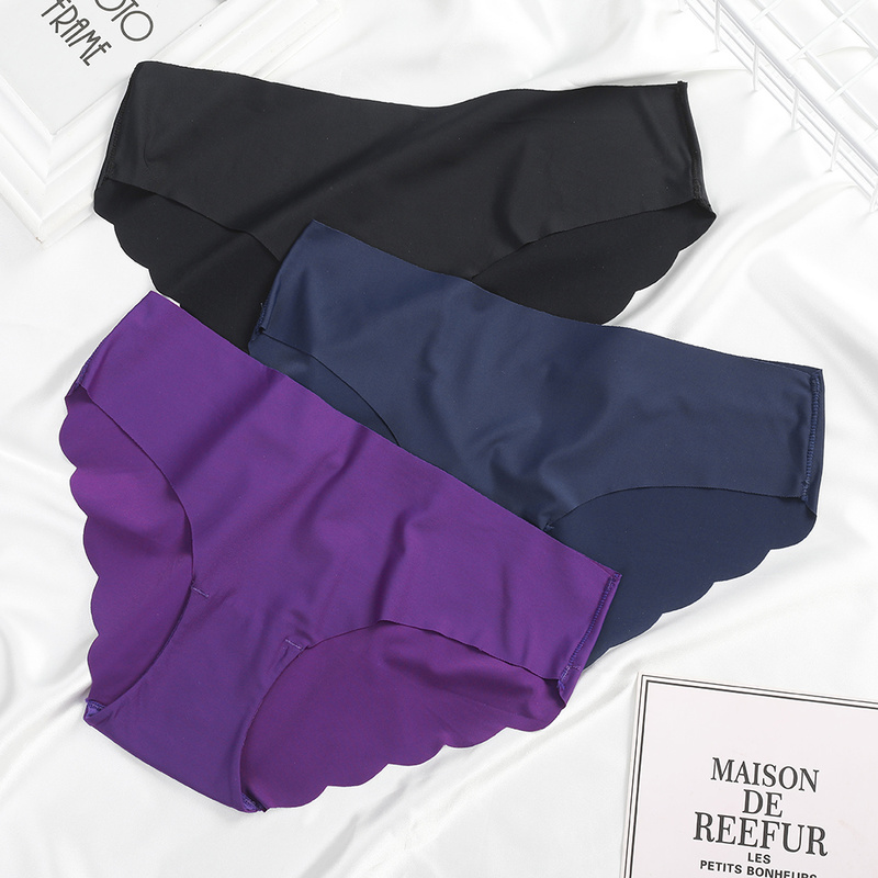 Quần lót Levao lụa mát liền mạch cạp thấp gợi cảm đơn giản cho nữ