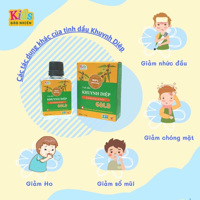 Tinh dầu khuynh diệp bảo nhiên 30ml - Dầu thoa xua muỗi cho bé
