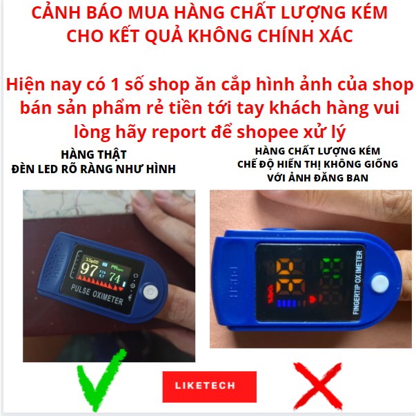 Máy đo nhịp tim nồng độ oxy trong máu cầm tay cho kết quả đo nhanh chóng và có độ chính xác cao [HÀNG CHUẨN CHẤT LƯỢNG]