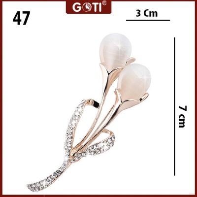 GOTI - Set Ghim Cài Áo Hình Ngọc Trai Giả Kiểu Phụ KiệnTag Cài Sang Trọng - cài áo nữ sang trọng SET06