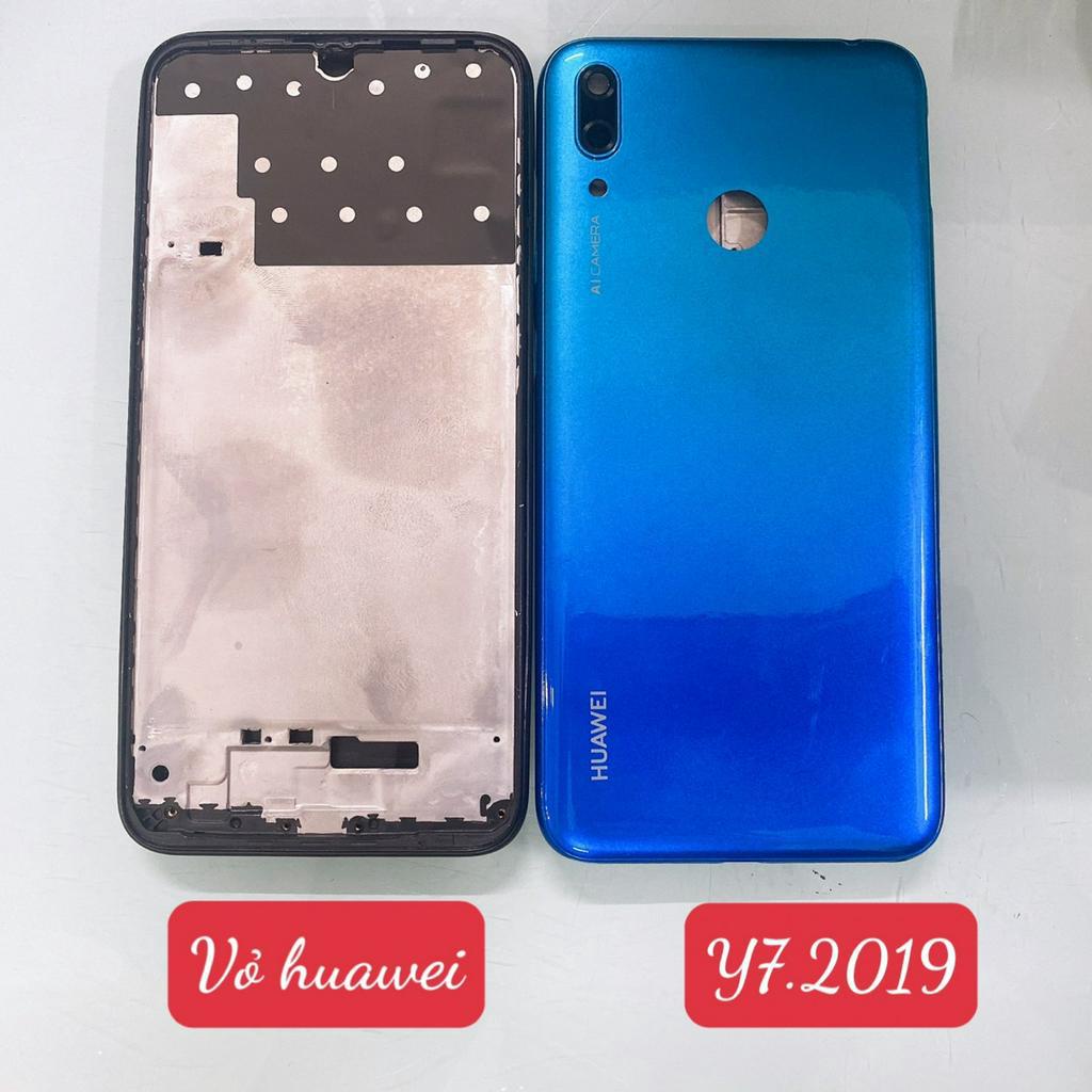 VỎ BỘ HUAWEI Y7 2019 - LƯNG BỘ HUAWEI Y7 2019 - NẮP PIN HUAWEI Y7 2019 CÓ KHUNG SƯỜN