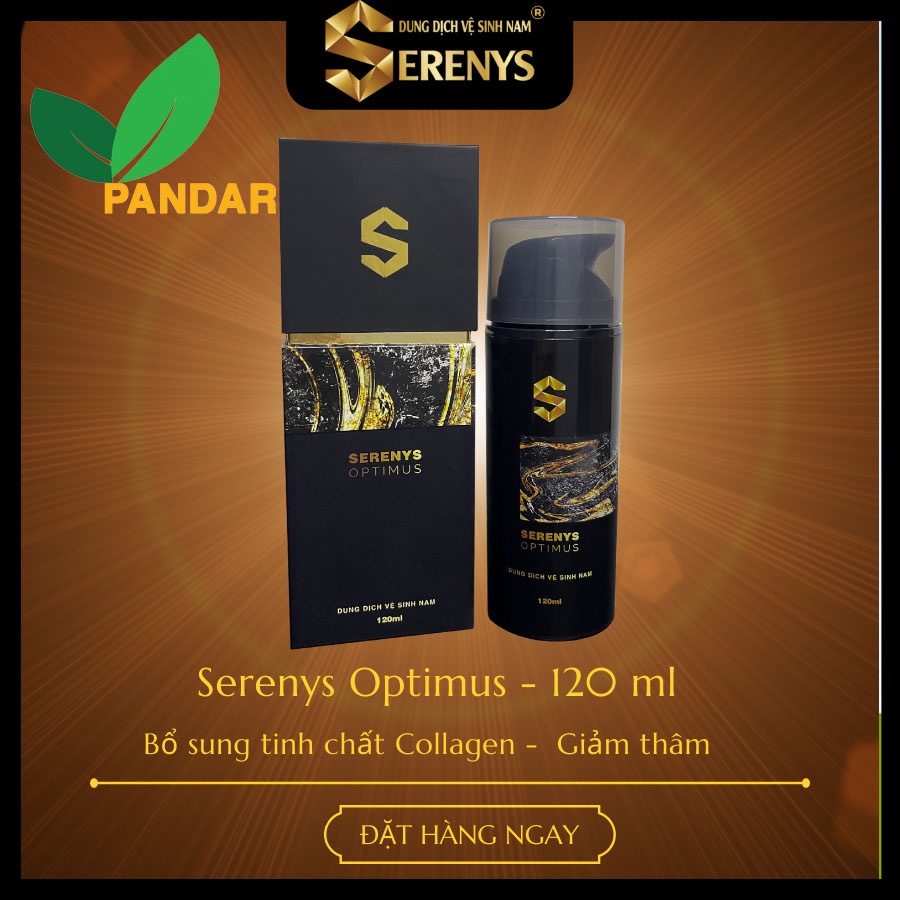 Dung dịch vệ sinh nam Serenys Optimus,khử mùi vùng kín, dịu nhẹ, khánh khuẩn, săn chắc da,120ml, PANDAR