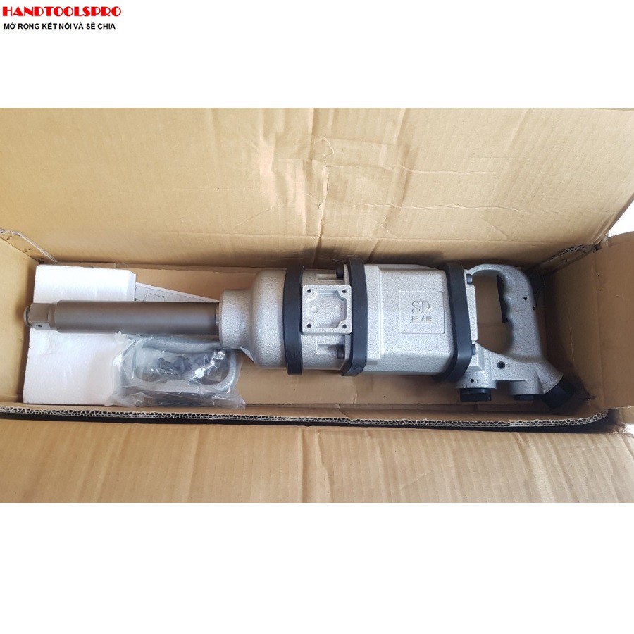 Súng vặn ốc khí nén SP-AIR SP-5000GE, Đầu 1 Inch, Lực siết tối đa 2700Nm, Trọng lượng 17.9Kg