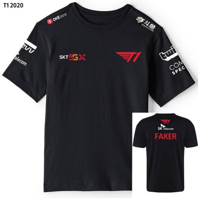 🔥HOT🔥 Mẫu áo thun team game SKT T1 2020 cực ngầu mẫu mới cực chất