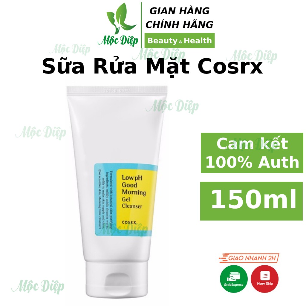 Gel Rửa Mặt Dịu Nhẹ Cosrx Low Ph Good Morning Gel Cleanser 150ml - Sữa rửa mặt low PH - Mộc Diệp