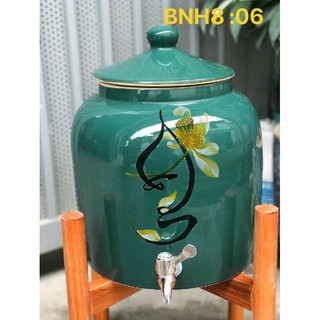Bình nước 8l, 10l vòi inox đủ mẫu bát tràng