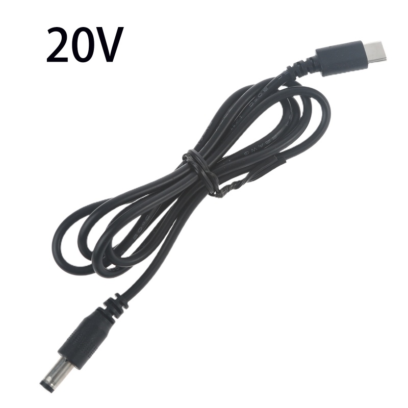 Dây Cáp Nguồn bonj Type C PD Sang 12V 15V 20V 5 5x2 1mm Cho Camera An Ninh