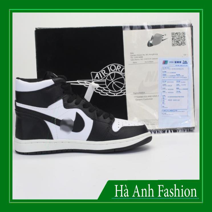 💥FREE SHIP-HÀNG QUẢNG CHÂU💥giày thể thao sneaker  Air Jordan panda JD cao đen trắng cao cấp full  box - Hà Anh Fashion