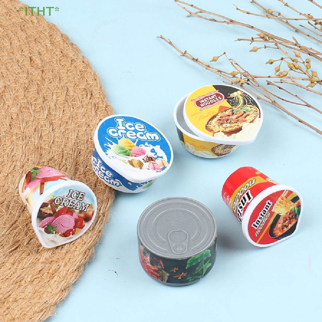 Mô Hình Kem Tôm Hùm Mini Trang Trí Nhà Búp Bê Tỉ Lệ 1: 6 Mới