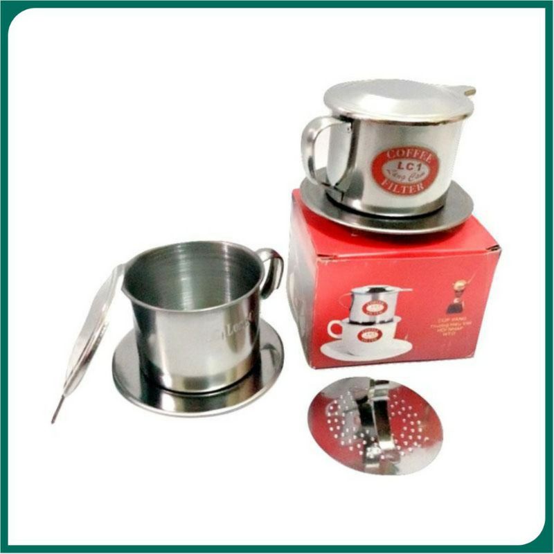 Phin CaFe inox Long Cam số 8