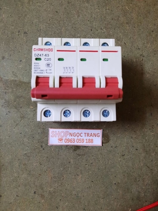 Aptomat CB 4 Pha -  C20A - Giá 1 cái