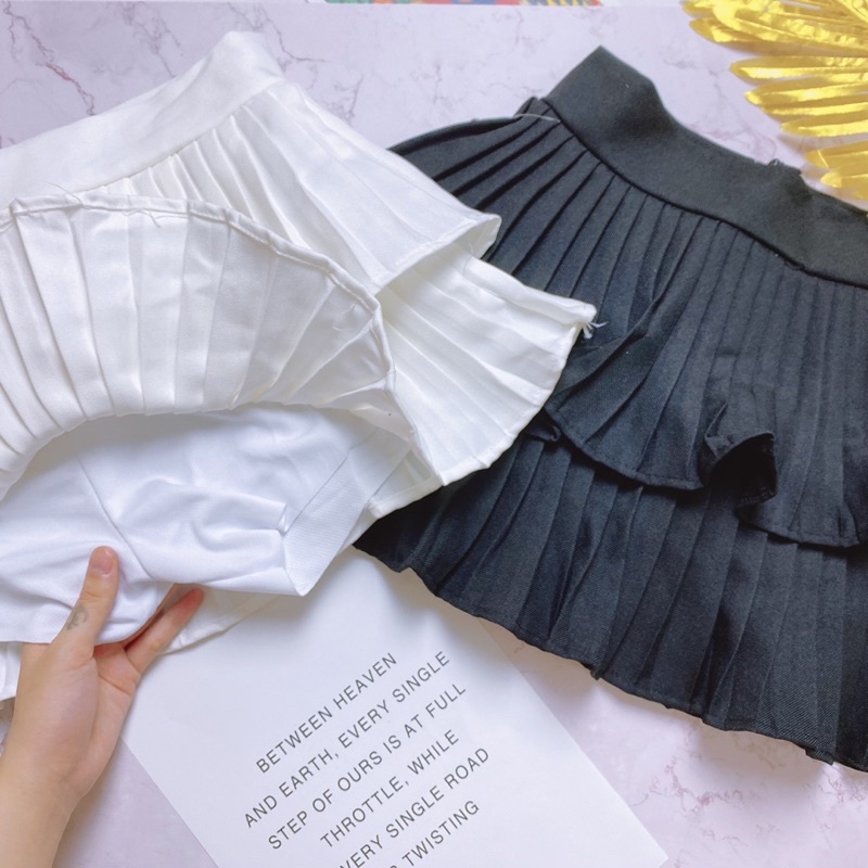 Chân Váy Bồng Bềnh Đáng Yêu Xếp Li 2 Tầng ( Hàng Loại 1 ) C015 | BigBuy360 - bigbuy360.vn
