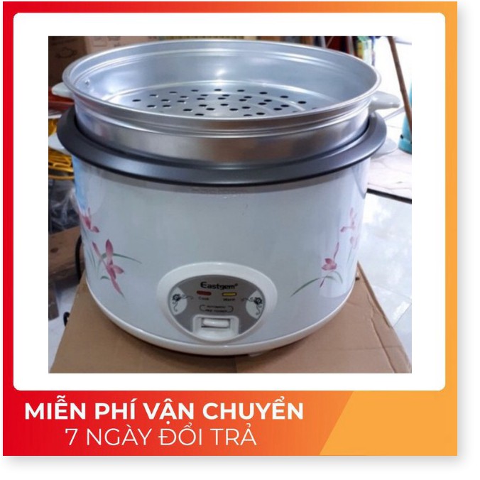 Nồi Cơm Điện Công Nghiệp Eastgem 10L, 13L - Chống Dính Tốt - Có Xưởng Hấp Tiện Dụng - Bảo Hành 12 Tháng