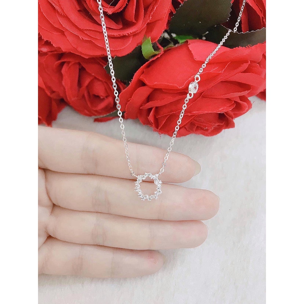 Dây Chuyền Bạc Ta Nữ CaoBac Silver Huyền Thoại Biển Xanh Xinh Xắn Cho Bạn Nữ - Trang Sức Cáo Bạc JEWELLERY
