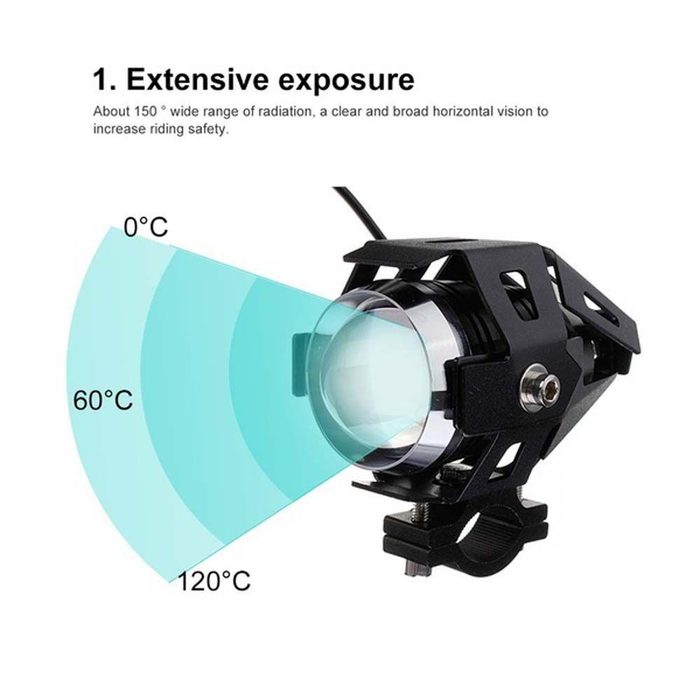 Đèn Pha LED Siêu Sáng Chống Thấm Nước Công Suất Cao Chuyên Dụng Cho Xe Mô Tô / Xe Hơi