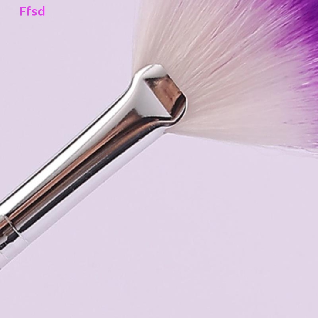 {Ffsd} Cọ Trang Điểm Nền Highlight Dạng Bán Nguyệt Lông Mềm Màu Tím Bán Chạy