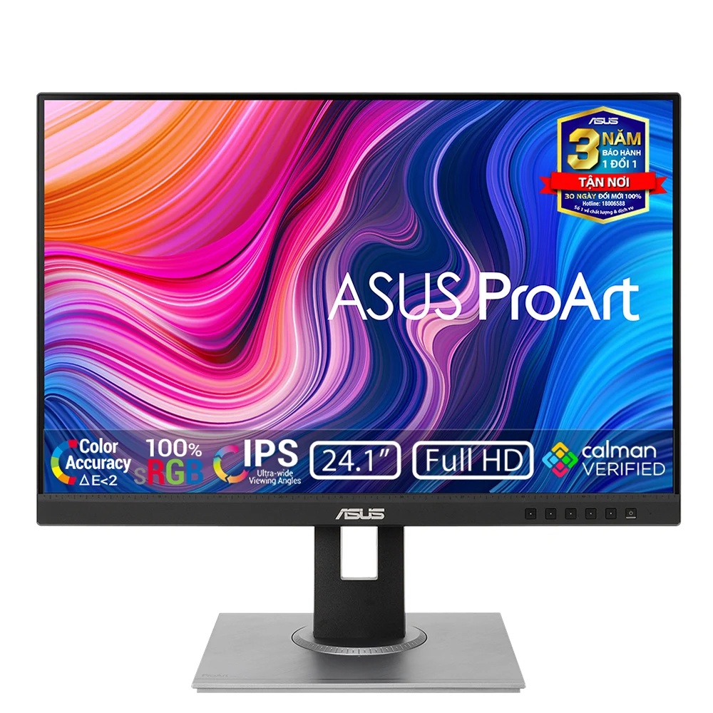 Màn Hình Chuyên Nghiệp Asus Proart PA248QV 24.1" IPS WUXGA 100% Srgb 100% Rec.709