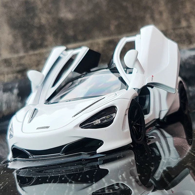 Mô Hình Xe Hơi Mclaren 720S Tỉ Lệ 1: 32 Bằng Hợp Kim Có Đèn Và Nhạc