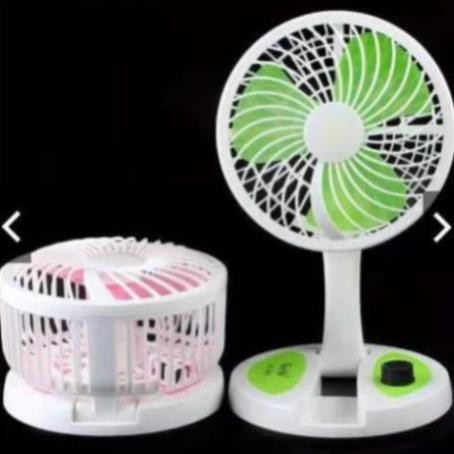 [ HÀNG CHÍNH HÃNG ] Quạt tích điện cỡ to gấp gọn có đèn led KC 5811, quạt tích điện gập gọn | BigBuy360 - bigbuy360.vn