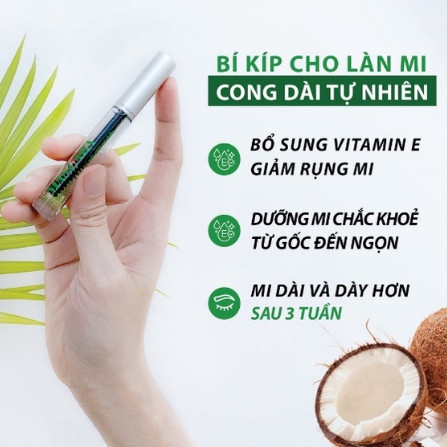 Mascara dầu Hướng Dương Suziko nguyên chất giúp mi chắc khỏe dày và dài tự nhiên |10ml