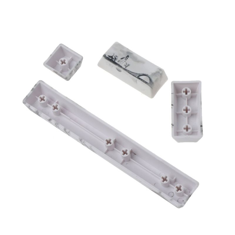 Nắp Đậy Phím Spacebar PBT Năm Mặt Nhuộm Màu Thay Thế Cho Máy Tính Bảng Cherry Profile 6 25U
