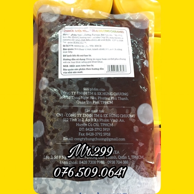 Thạch viên Ngọc Trai Hùng Chương đủ mùi gói 2 kg