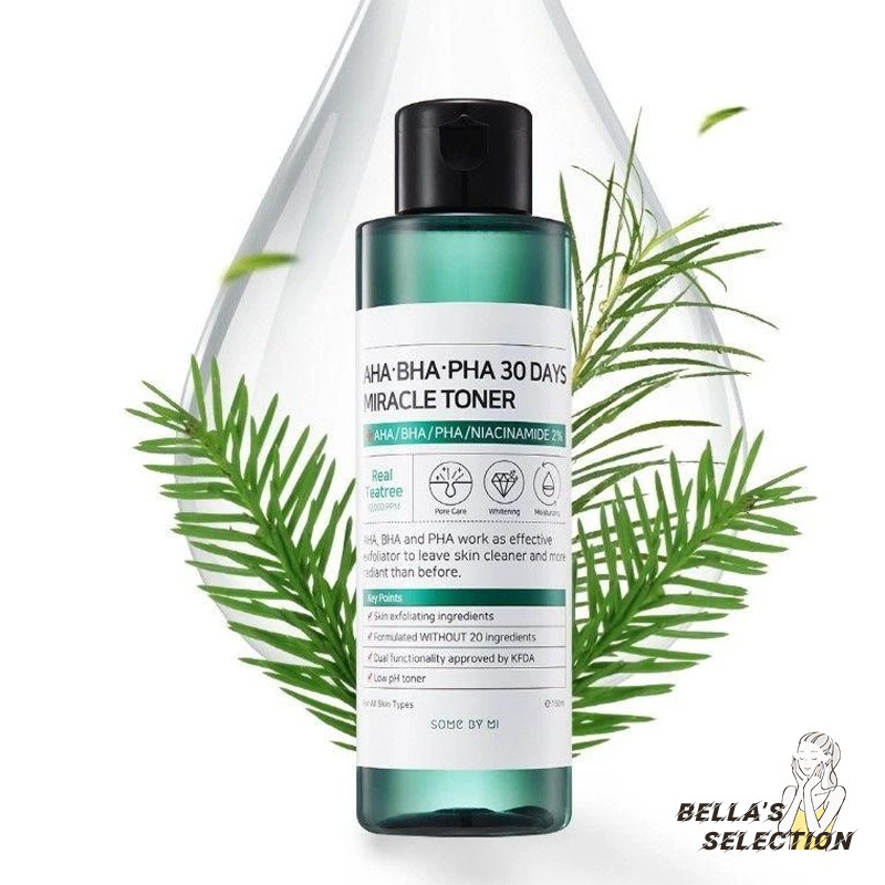 Nước Hoa Hồng Giảm Mụn Some By Mi AHA-BHA-PHA 30 Days Miracle Toner 150ml