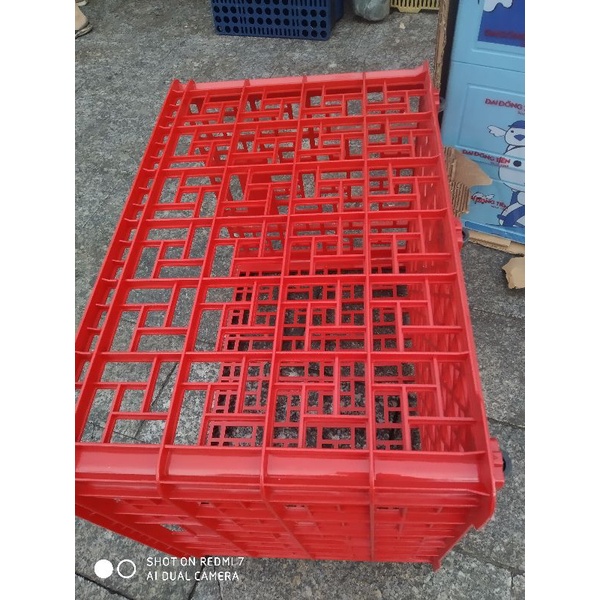 Rổ giao hàng 8 bánh xe mẫu mới
